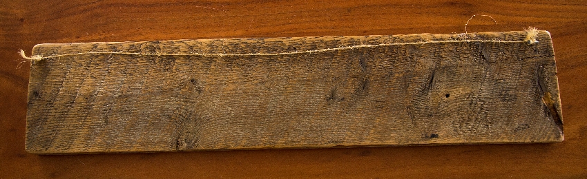 Planche de bois de grange brune